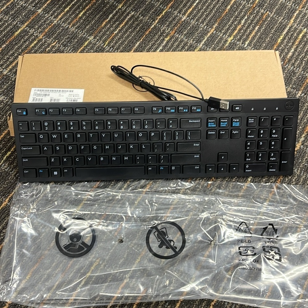 Dell Keyboard KB216-BK-US (New)